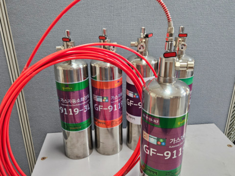 Tube-Type Gas Fire Suppression Device